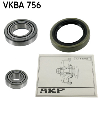 SKF VKBA 756 Kerékagy, kerékcsapágy- készlet, tengelycsonk